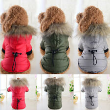 Warm Padded Dog Coat Jacket Chihuahua Pet Winter Hoodie Puppy Cat Small Clothes□ - Toronto - Canada