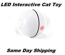 LED Cat Toy Balls Smart Interactive 360 Degree Self Rotating - USB Rechargeable - Austin - US