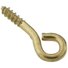 National Hardware N118-737 Small Eye Screw Eyes 13/16 #214 Solid Bright Brass - Kearneysville - US"