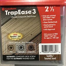 FastenMaster TrapEase3 2-1/2 in. Torx Composite Head SADDLE/TOASTED SAND 350pcs - Holland - US