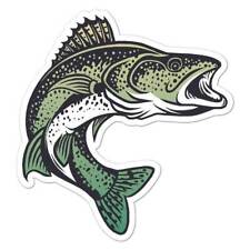 Walleye Fish Sticker