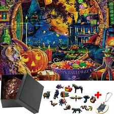 Smart Cube Halloween 3D Wood Puzzle for Adults Parent-child Games for Boys Educa - AU