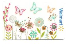 Walmart Spring Flowers Butterflies Gift Card No $ Value Collectible FD-107035