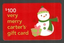 CARTER'S Verry Merry, Snowman 2007 Gift Card ( $0 - NO VALUE )