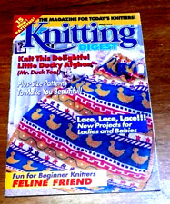 KNITTING DIGEST May 1994 Ducky Afghan Plus Size Patterns Baby Items