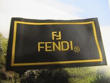 Fendi 1 Designer Tag LABEL Replacement Sewing Accessories LOT 1