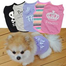 Small Dog Clothes Pet Puppy Cat Tee Shirt for Chihuahua teacup Dog yorkie - Toronto - Canada