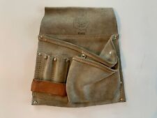 Vintage JURAL Kansas City Mo USA Leather Construction Tool Belt Nail Pouch