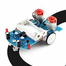 Kids' Electronic Soldering Practice DIY Smart Tracking Robot Car Kit - US