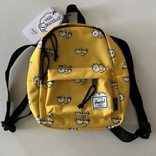 Herschel x The Simpsons Classic Lisa Simpson Yellow Mini Backpack - Brand New