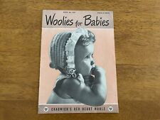 Woolies For Babies Baby Clothing Accessories Pattern Book Knitting Vtg 40s 1948