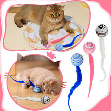 Bouncy Ball with Tail Cat Toys, Magic Worm Ball Toy for Cats Fuzzy Worm Cat Toy - CN