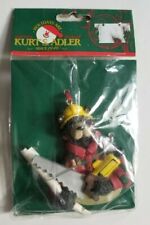 Kurt Adler Bear Christmas Ornament - Tools Construction Fix It Vintage