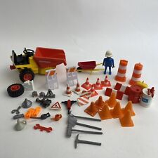 Lot Of Playmobil Construction Figure Accessories Replacement Parts Cones Tools