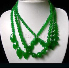 Genuine Natural Green Jade Fashion Jewelry Pendant Necklace AAA Grade Gift