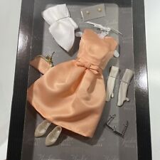 The Jackie Doll Accessories - Orange Dress BRAND NEW IN BOX Peach