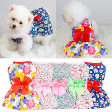 Puppy Dog Cat Bow Design Dress Pet Apparel Puppy Skirt Princess Summer Clothing - Toronto - Canada