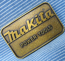 Makita Power Tools Promo Belt Buckle Construction Carpenter Vintage 90s .PCB843