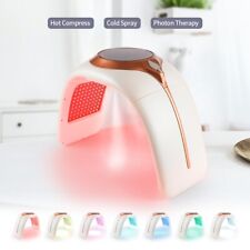 7 Colors Hot Cold Photon LED Therapy Face Body Skin Rejuvenation Beauty Machine