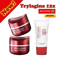 Set Trylagina 12x Ultimate Collagen Serum Sunscreen Anti Age Beauty Skin Care