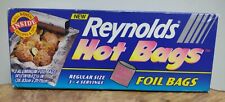NOS Reynolds Hot Bags 3 Regular Size Aluminum Foil Discontinued