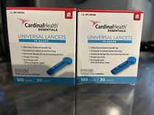Cardinal Health 30 Gauge Lancets, Universal (2 Boxes of 100 Each) - New Orleans - US
