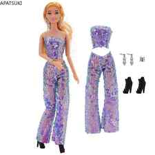 Fashion Clothes Set For 11.5in. Doll Outfits Sequin Top Pants Shoes Accessories