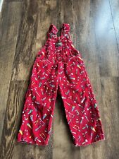 osh kosh corduroy overalls vintage 4T red construction/tools kids toddler baby