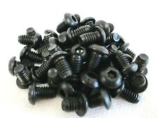 5/16-18 X 3/8 BUTTON HEAD SOCKET CAP SCREWS BLACK ALLOY STEEL 50 PCS - Mentor - US