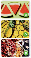 PUBLIX Gift Card LOT of 3 Summer - Watermelon, Pineapple, 4th of July - NO Value