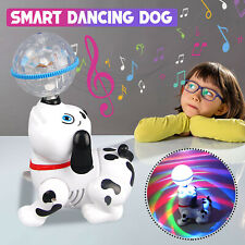 Electronic Walking Dancing Robot Dog Smart Musical Toy with Light Sound Kid Gift - US