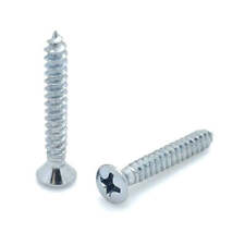 100 Qty #6 x 1 Oval Head Zinc Coated Phillips Head Wood Screws (BCP365) - Chattanooga - US"