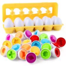 Easter Eggs Toy Shape Matching Kids Baby Learning Educational Montessori Smart - CN