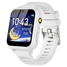 Smart Watch for Kids with 24 Games Kids Watches Touch Screen Music Player White - Moccasin - US