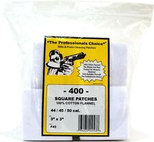 The Professional's Choice Cleaning Patches Cotton Flannel Square .44/.45/.50 Ca.