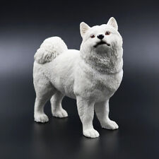 JJM Samoyed Dog Pet Figure Smart Canidae Animal Car Decoration Model Toy Gift - CN