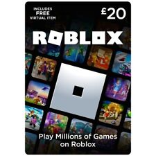 Roblox Gift Cards (£20 ON BOTH CARDS) Perfect for Gifts and Presents