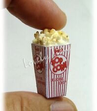 Barbi Dollhouse Miniature Food Mini Popcorn Box Bags Bucket Tiny Snack Lot 👻🧲1