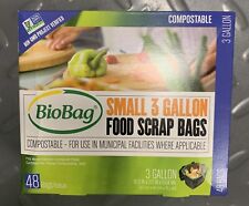 BioBag Compostable Small 3 Gallon Food Scrap Bags 96 count Home Composting