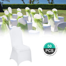 VEVOR 50pcs White Wedding Restaurant Chair Covers Blankets