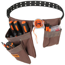 VEVOR Tool Belt Carpenter Construction Tool Pouch 13 Pockets 29-54" Waist Size"