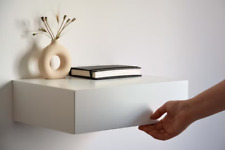 Minimalist white floating nightstand | various sizes | single or double - Toronto - Canada