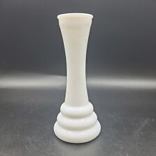 Vintage Art Deco Milk Vase Glass 3 Tier Bud 6” Tall Minimalist Home Small Space - Toronto - Canada