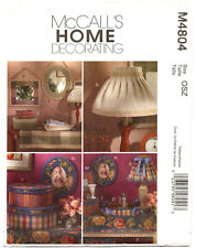 McCalls M4804 Home Accessories Sewing Pattern Uncut