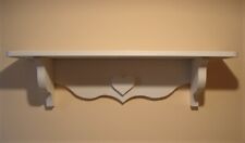 MENSOLA IN LEGNO MASSELLO 50x20x16 SHABBY CHIC COLORI A SCELTA SHELF ETAGERE