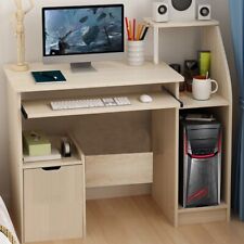 New Computer Desk Laptop Pc Study Table Home Office Desk Shelf Workstation UK