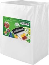 100 Large Gallon 4mil 11.5x18.5" Thick Vacuum Sealer Bags with Commercial Grade"