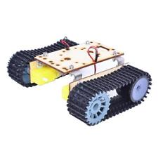 DIY Tank Car Chassis DIY Smart Car Robot Kids Science Toy with 3-9V Set - CN