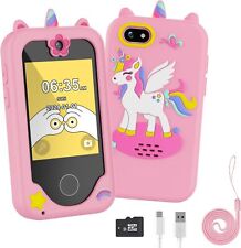 Kids Smart Phone for Girls Unicorns Toys 3 4 5 6 7 8 9 Years Old Phone Touchscre - Miami - US