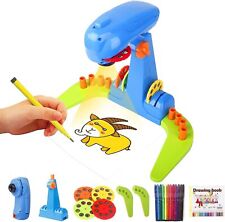 Kids Projection Drawing Sketcher Smart Drawing Projector Toy with 32cartoon patt - Miami - US